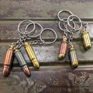 Best way to differentiate your keys? Makarov or Tokarev cartridge keychains of course! Whole set of 9x18 available from...