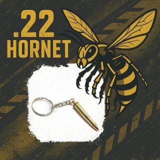 When you hear Hornet, don’t think garden pest — think sting with precision 🐝 Meet the .22 Hornet keychain — small, fast,...